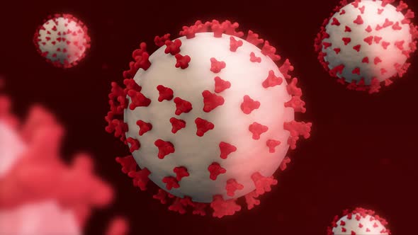 Coronavirus ( Covid - 19 ) Background Red