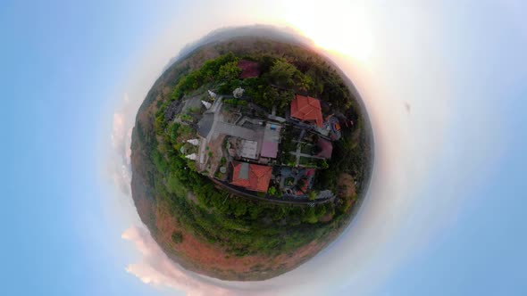 Buddhist Temple on the Island of Bali alt