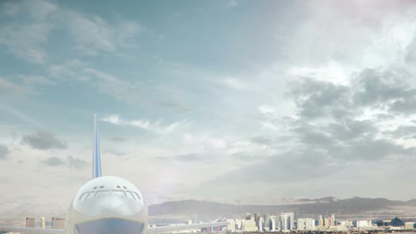Airplane Take Off Las Vegas Nevada Second Version alt