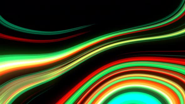 Abstract Fantasy Glow Line Background