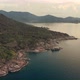 Aerial View on Phangan Island Rocky Coastline  - VideoHive Item for Sale