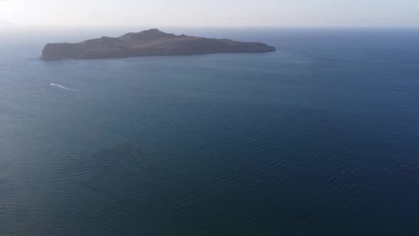 Amazing Aerial View of Island on Crete Greece