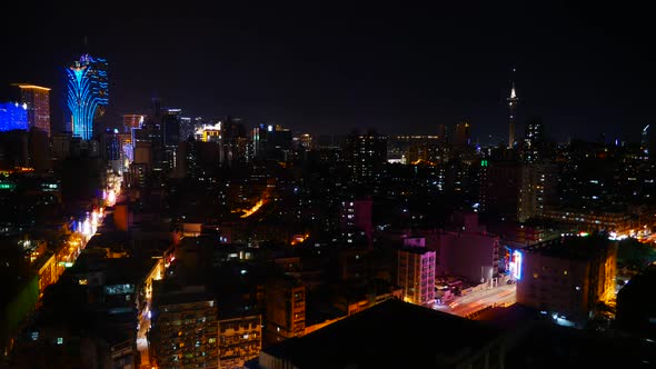 Beautiful architecture building in Macau city alt