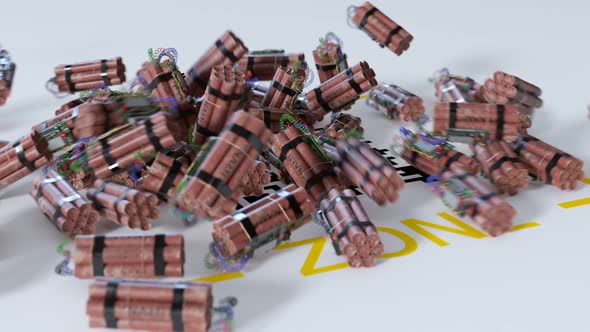 Delivery drones malfunction Modern autonomous goods transportation. Online Order alt