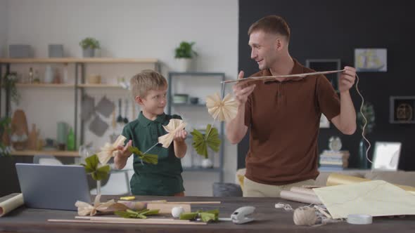 Playing With Handmade Paper Kite alt