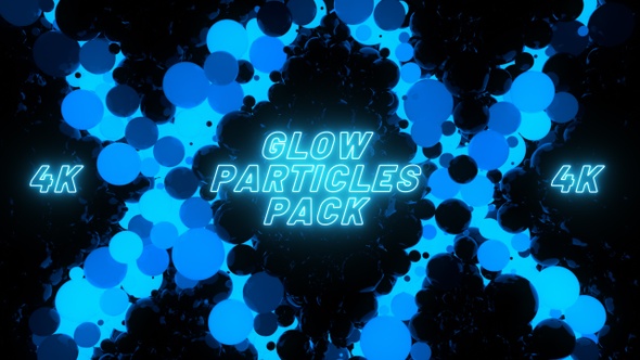 Abstrat Glow Particles