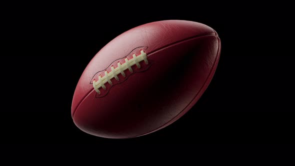 American Football Ball with alpha channel