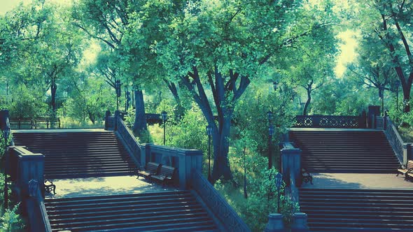 Peaceful Park in the City alt