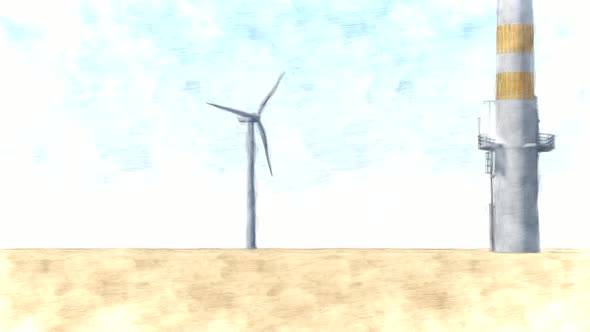 Windmill Stop Motion