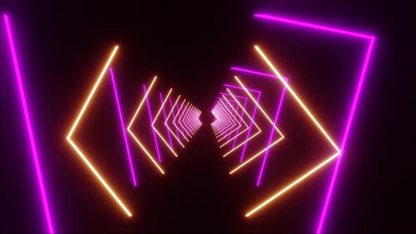 Stylish Abstract Animation. Insane Trippy Psychedelic VJ Loop