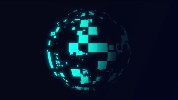 Digital Eart Animation 4K alt