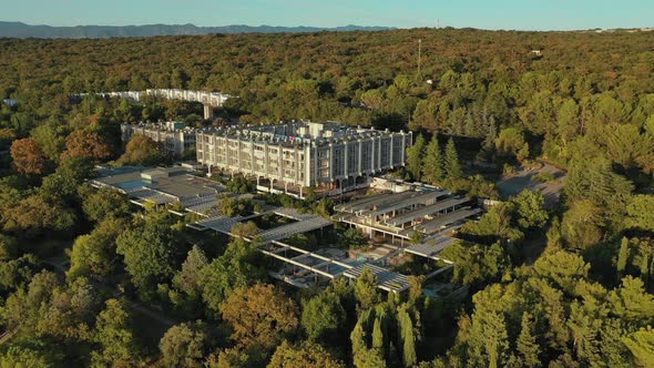 Dramatic Abandoned Haludovo Hotel Yugoslavia alt
