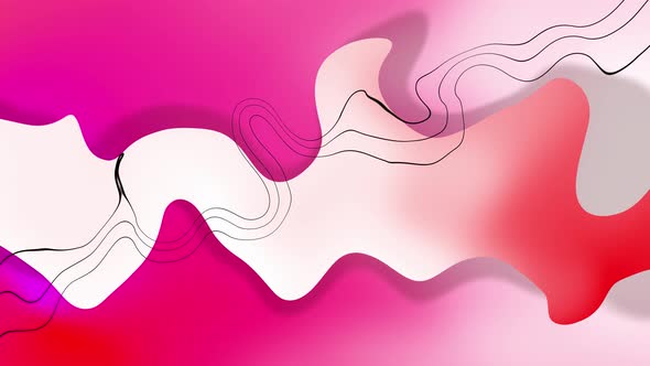 Abstract Purple Colorful Trendy Smooth Wavy Background Animation alt