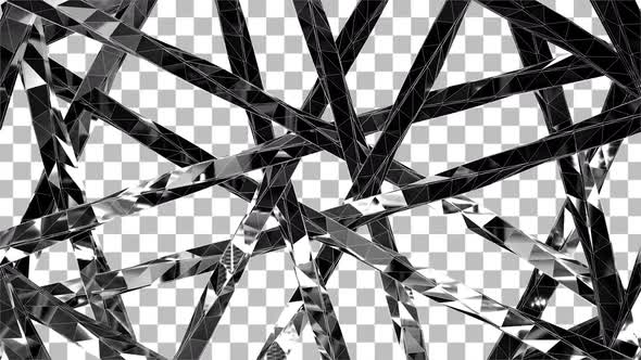 Moving Mirror Effect For Background With Alpha 4K alt