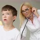The Pediatrician Will Auscultize the Lungs and Heart of a Little Boy - VideoHive Item for Sale