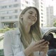 Young woman using smartphone - VideoHive Item for Sale
