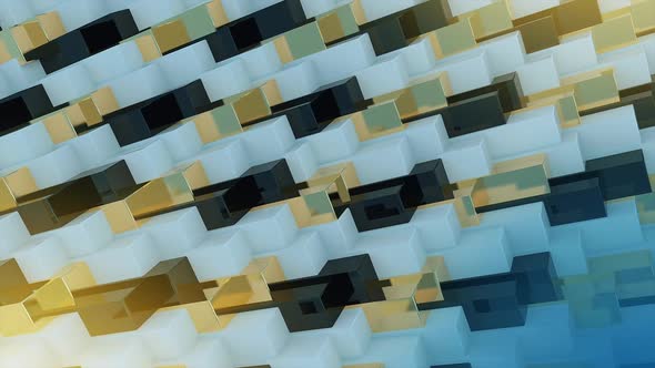 Abstract Cubes random Looping Background