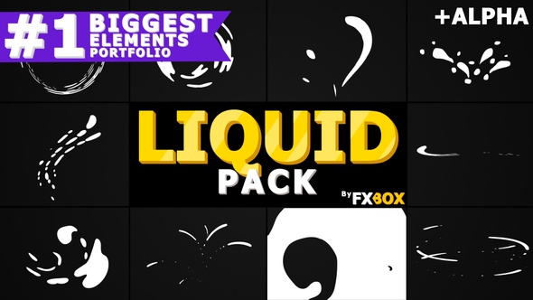 Liquid Shapes Collection | Motion Graphics Pack