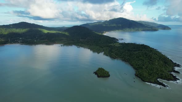 The Beaches at the most southern part of Borneo Island alt