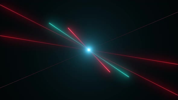 Abstrac Laser Light Beam