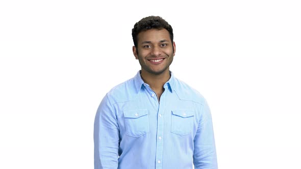 Attractive Businessman Showing Thumb Up alt