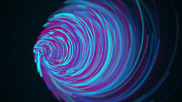 Funnel of Random Lines alt