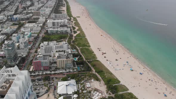 Aerial View of Beach Strip alt