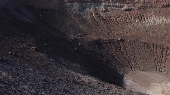 Aerial View on Fossa Crater of Vulcano Island alt