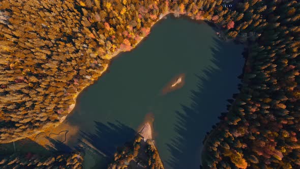 Dlrone Flight Above Around Famous Alpine Lake Sinevir alt