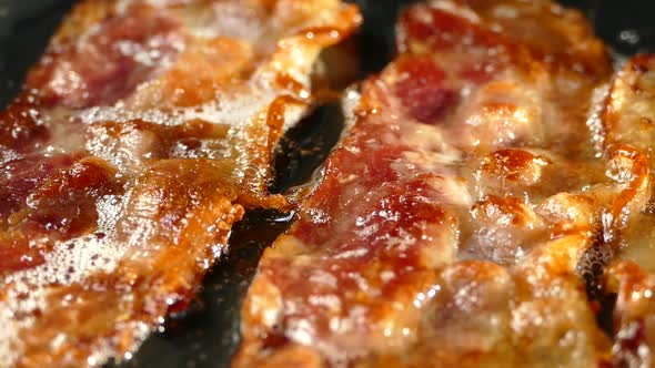 Fry the Bacon in a Pan