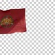 Valladolid City Flag (Spain) on Flagpole with Alpha Channel - 4K - VideoHive Item for Sale