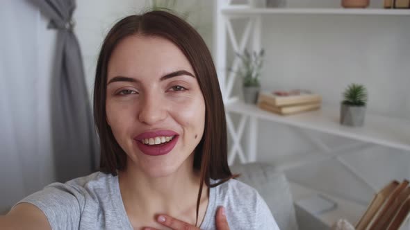 Personal Blog Happy Woman Video Presentation alt