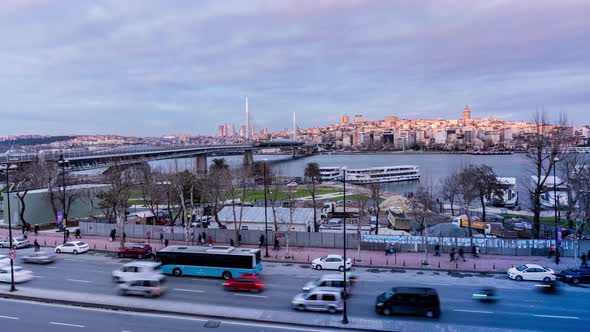 Istanbul Traffic Jam at Eminonu