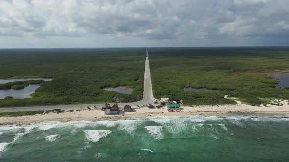 Cozumel Island in Mexico From East Side