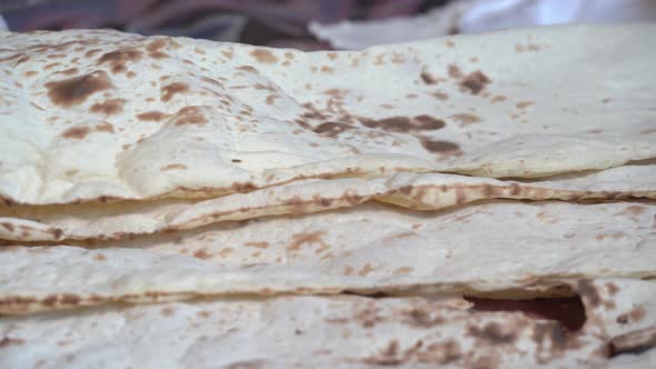  Lavash is a thin flatbread. Armenian  national bread Lavash, Pita, flatbread. alt