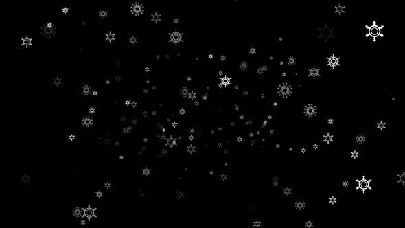Christmas Magical Snow Particular Loop
