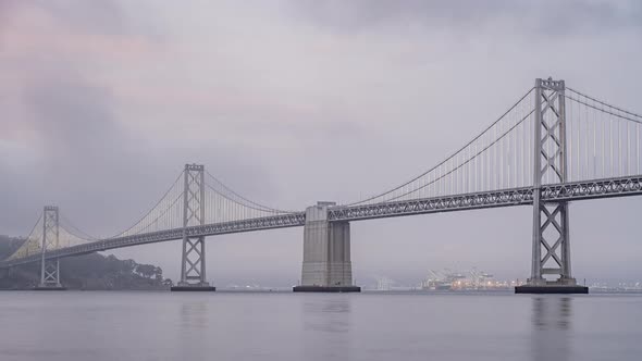time lapse: san francisco bay bridge alt