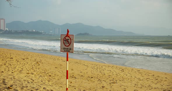 Large Sun Appears From Behind the Clouds alt