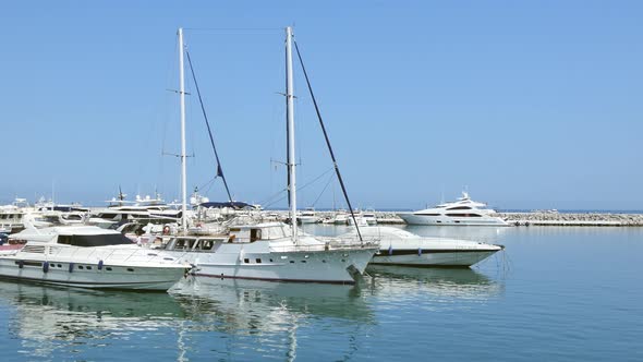 Yachts in Costa Del Sol Marina