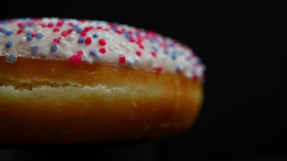 Rotating Colorful Donut