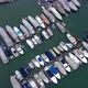 Top view of Hong Kong yacht club - VideoHive Item for Sale