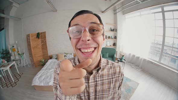 Nerd Laughs and Pokes a Finger alt