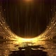 Gold Particle Of Water Reflection - VideoHive Item for Sale