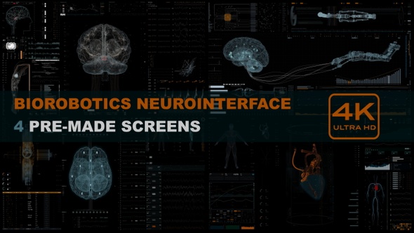 Biorobotics Neurointerface (4 screens)