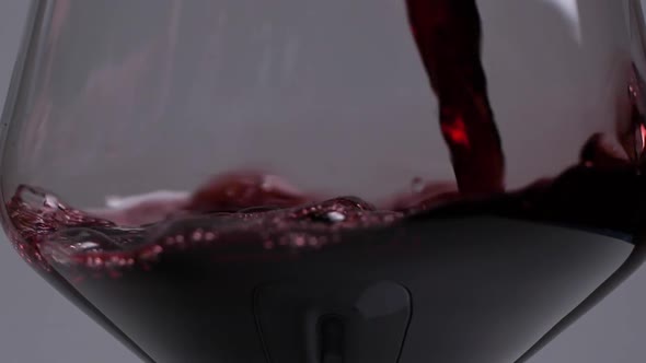 Pouring a Glass Of Red Wine