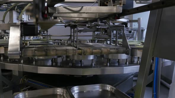 Automated Pancake Making Process at a Ready-Made Food Factory