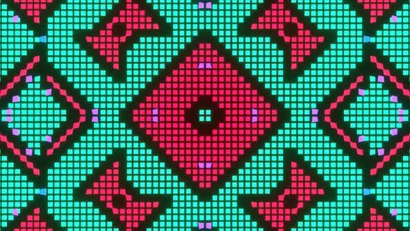 Vj Loop Animation Of Pixel Mosaic Ver03 02
