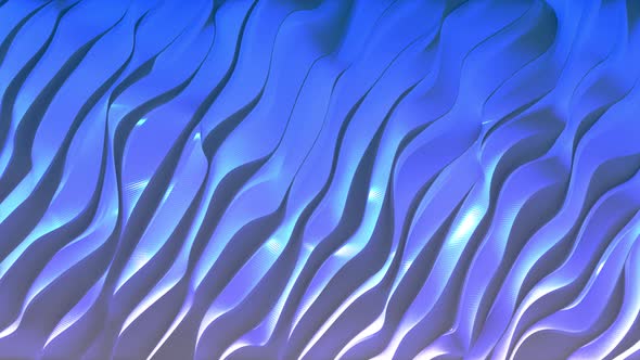 Abstract Waves Colorful Background 4K