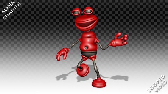 Comic Rubber Plunger - Dance Happy alt