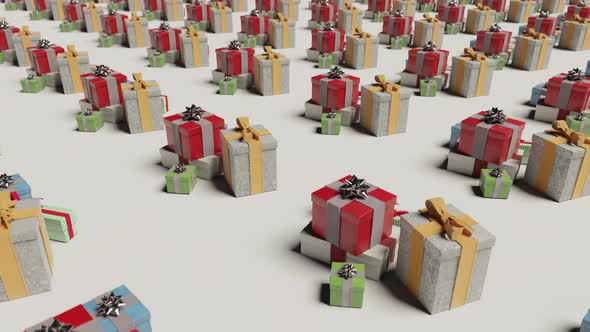 Giftboxes cyclic background | UHD | 60fps alt